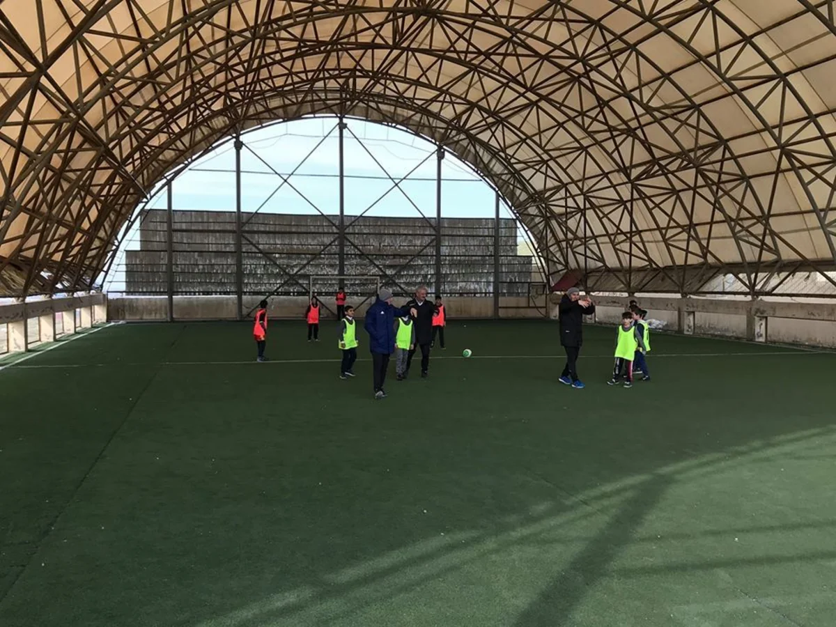 Qarabağ klubu 100-dən çox uşağa baxış keçirdi - FOTOLAR