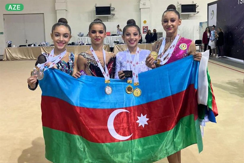 Artistic gymnasts of Azerbaijan claim 11 gold, 9 silver and 5 bronze medals in Tbilisi