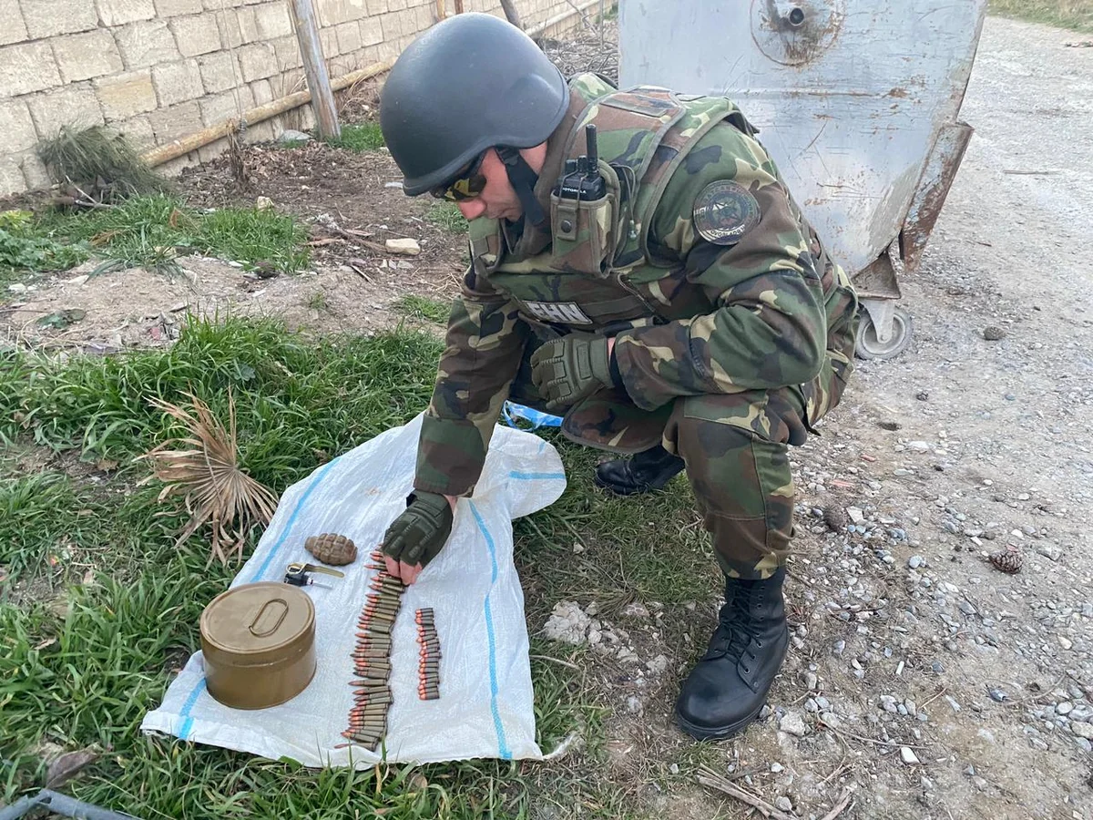 В Баку обнаружены боеприпасы