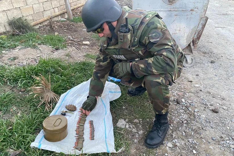 В Баку обнаружены боеприпасы