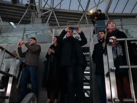 UEFA seminarına qatılan 14 ölkənin nümayəndələri Bakı Olimpiya Stadionunda olub