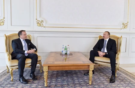 President Ilham Aliyev receives credentials of incoming two ambassadors