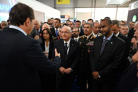 Azerbaijan's military top brass attends opening ceremony of ADEX 2024