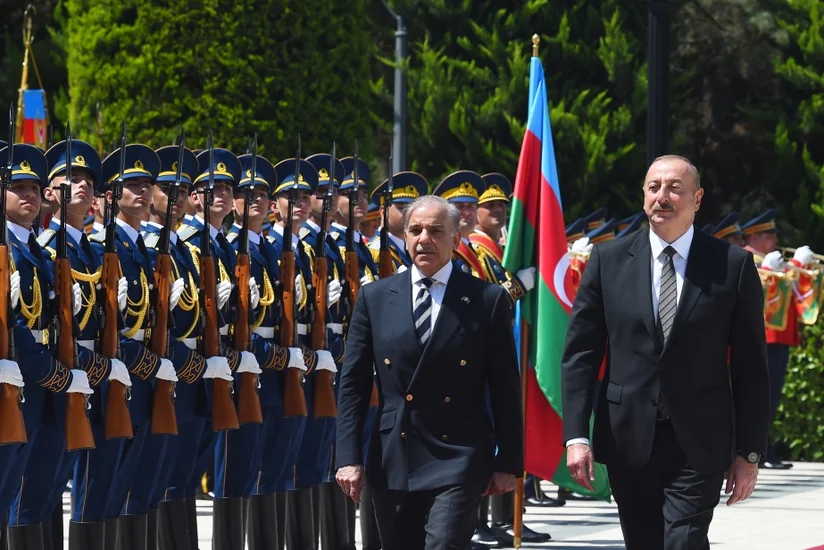 Состоялась церемония официальной встречи премьер-министра Пакистана Мухаммада Шахбаза Шарифа