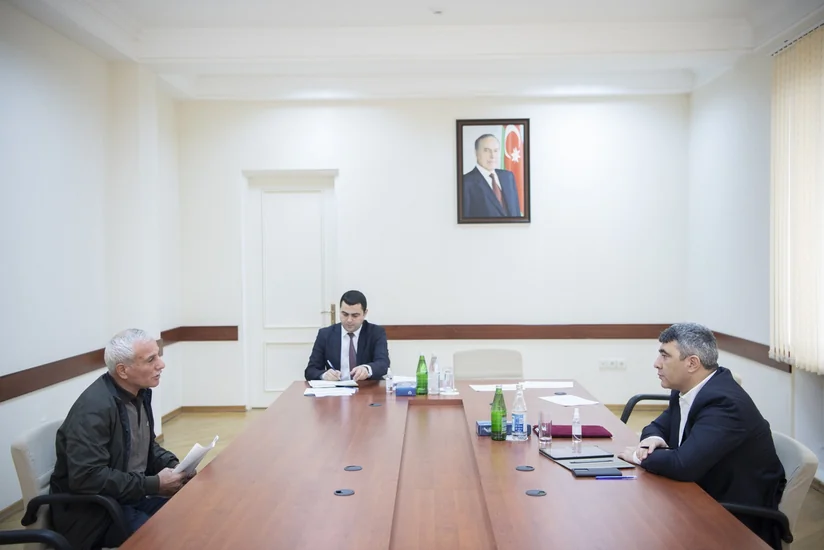 İnam Kərimov Masallıda vətəndaşları qəbul edib