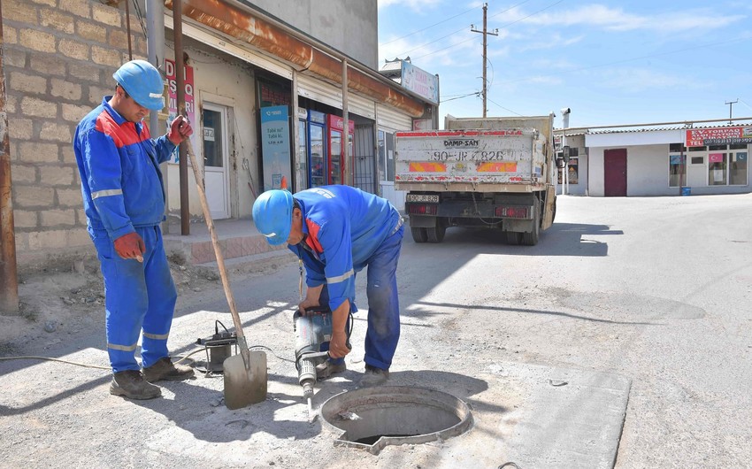 Bakıda oğurlanmış kanalizasiya qapaqları yeniləri ilə əvəz edilib