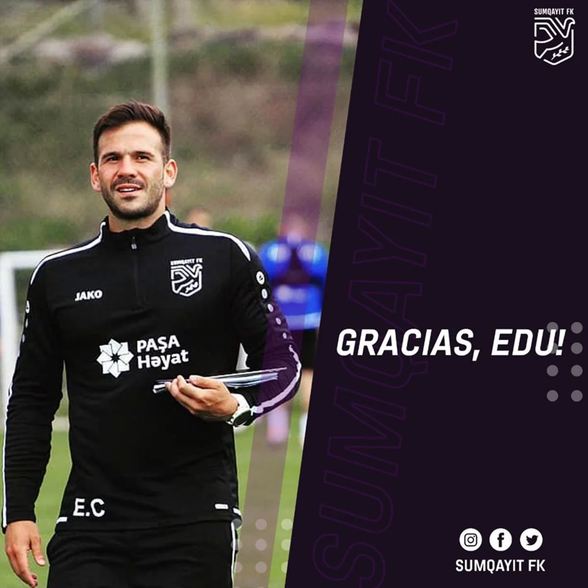 İspan məşqçi Sumqayıtı Superliqa klubuna dəyişdi