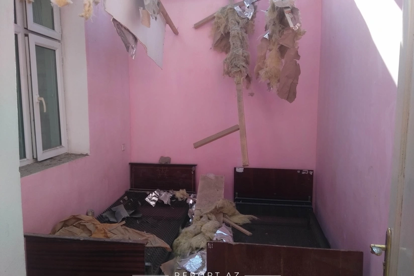 Ermənilərin mərmi atdığı Zobucuq-2 qəsəbəsindən reportaj