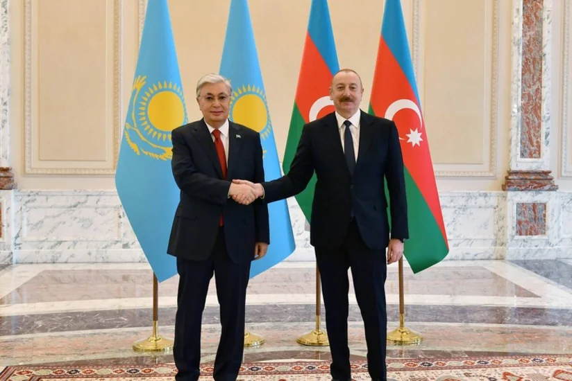 President Ilham Aliyev congratulates his Kazakh counterpart on his birthday