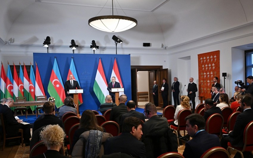 President Ilham Aliyev: Azerbaijan very interested in working together in field of urban development, which Hungary has great experience in 