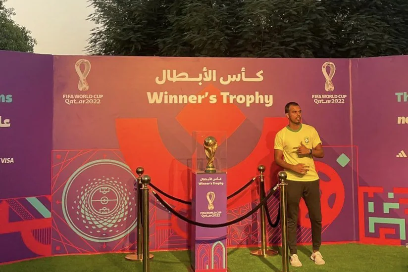 Qətərdə dünya çempionatının kuboku təqdim olunub