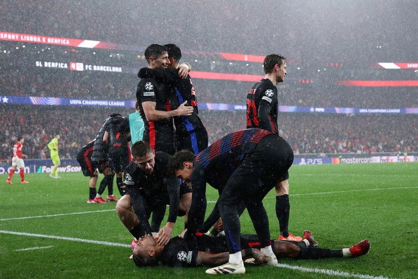 Barselona Çempionlar Liqasında 10 ildən sonra ardıcıl altı oyunda qələbə qazanıb