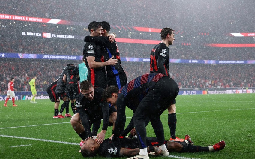 Barselona Çempionlar Liqasında 10 ildən sonra ardıcıl altı oyunda qələbə qazanıb