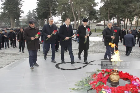 Lənkəran, Salyan,  Cəlilabad, Biləsuvar və Zərdabda 20 Yanvar şəhidlərinin xatirəsi anılıb