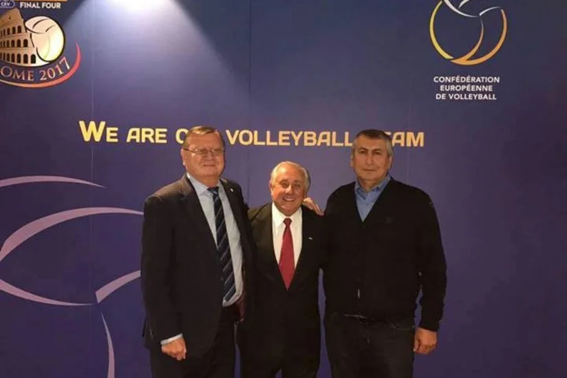 Faiq Qarayev FİVB və CEV prezidentləri ilə görüşüb