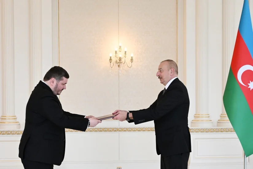 Президент Ильхам Алиев принял верительные грамоты новоназначенного посла Украины в Азербайджане