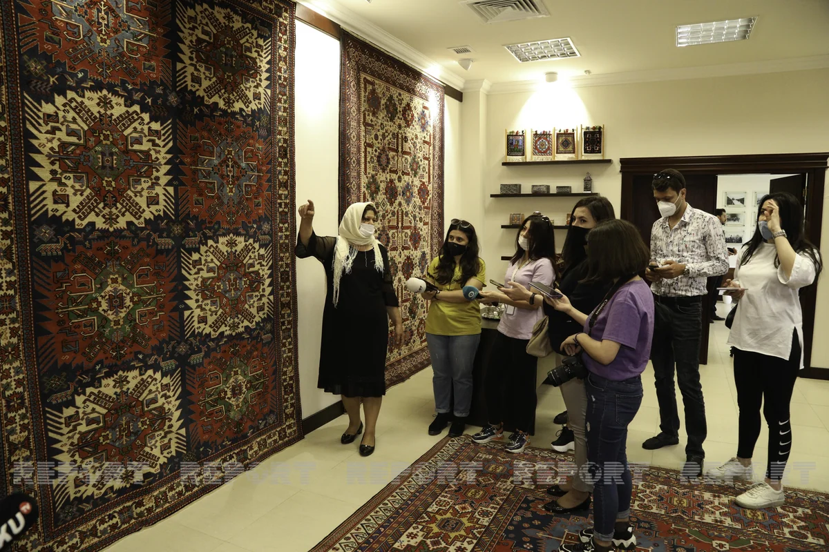 “Azərxalça”nın Şabran filialı jurnalistlərə hesabat verib