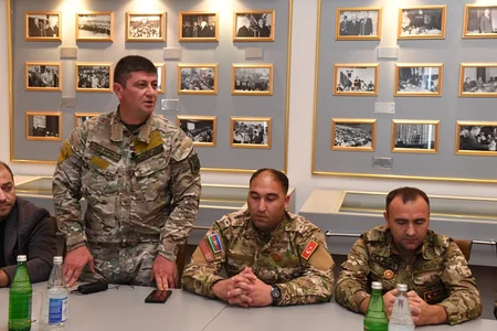 Dövlət Komitəsində Vətən müharibəsi iştirakçıları ilə görüş keçirilib