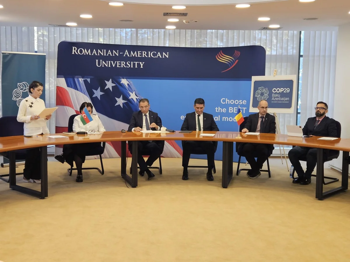 Rumıniyada Azərbaycanın COP29 Sədrliyində irəli sürdüyü təşəbbüslərə dair tədbir keçirilib