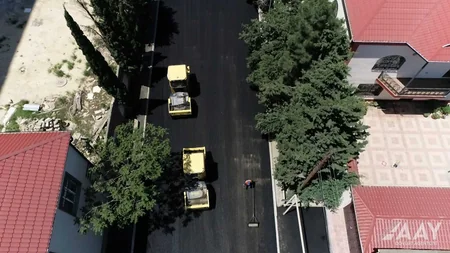 Bakının Məmmədəli Şərifli və Şirin Mirzəyev küçələri təmir olunur