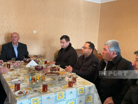Gürcüstanda 20 Yanvar şəhidinin məzarı ziyarət olunub