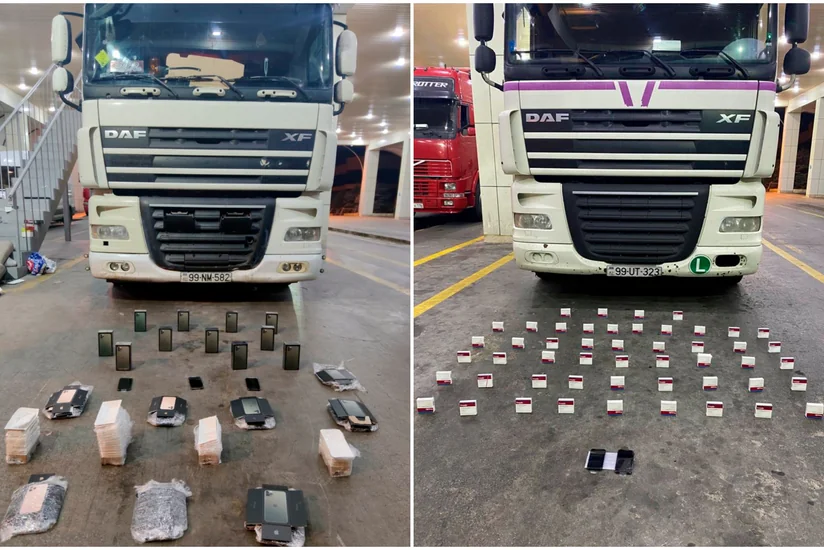 Gömrükçülər 16 ədəd İphone markalı mobil telefonlar aşkarlayıb