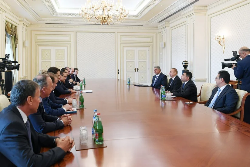 President Ilham Aliyev receives delegation led by Austrian vice-chancellor