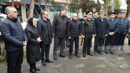 Kürdəmirdə Aprel döyüşləri şəhidi Əbubəkir İsmayılovun xatirəsi anılıb