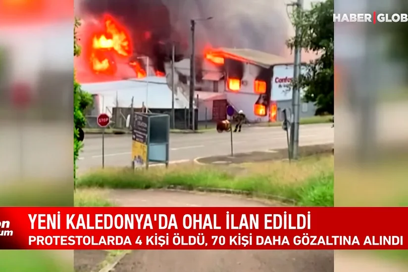 Haber Global: Makron 17 min kilometr məsafədən Yeni Kaledoniyanı qarışdırdı