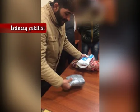 Bakı Dəmir Yolu Vağzalında heroin satmaq istəyən şəxs saxlanılıb