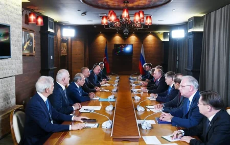 Soçidə Azərbaycan və Rusiya prezidentlərinin görüşü olub