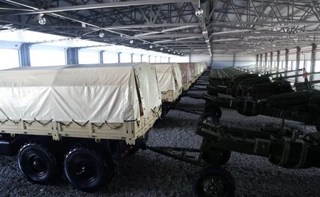 Minister of Defense took part in opening of military unit of Rocket and Artillery Troops in frontline zone