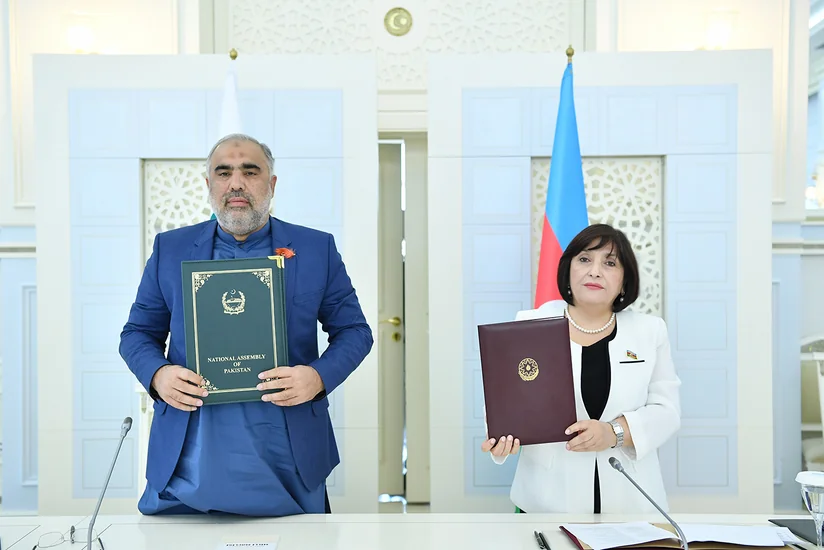 Pakistan parlametinin sədri Sahibə Qafarovanı təbrik edib