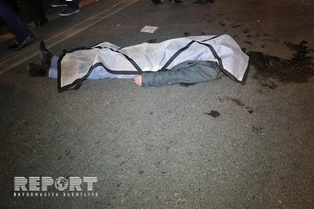 Bakıda moped piyadanı vuraraq öldürüb - FOTO - VİDEO - YENİLƏNİB