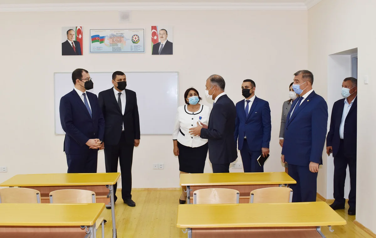 Şirvanda yeni məktəbin açılışı olub
