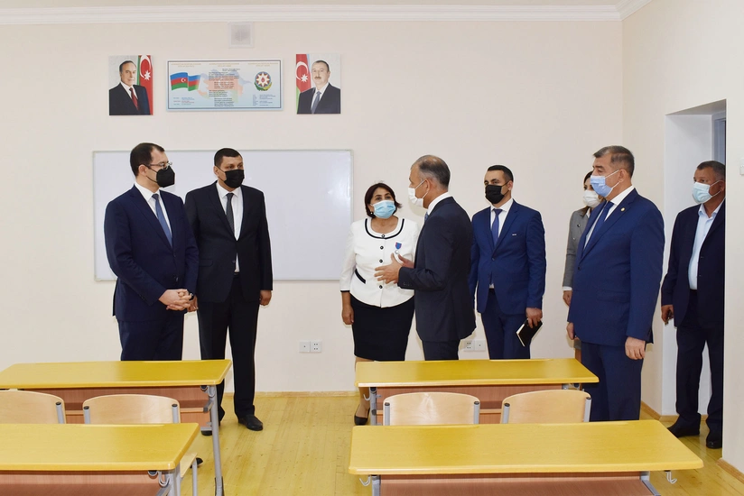 Şirvanda yeni məktəbin açılışı olub