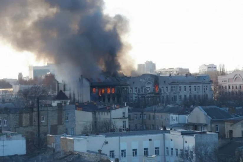 Число погибших при пожаре в одесском колледже возросло до десяти