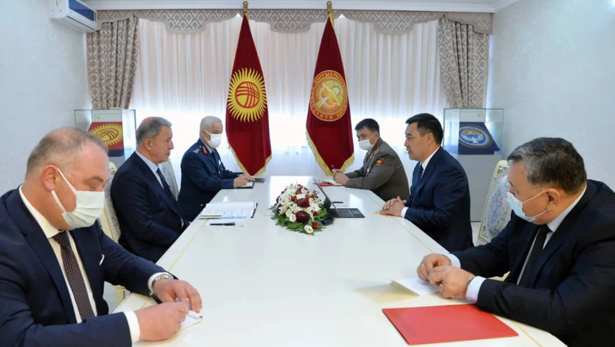 Hulusi Akar meet with President of Kyrgyz Republic