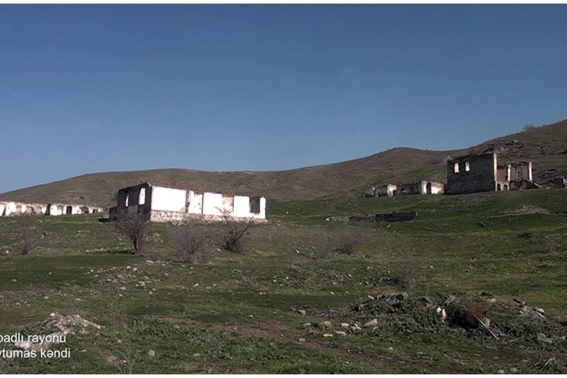 Video footage from liberated Chaytumas village of Gubadli region