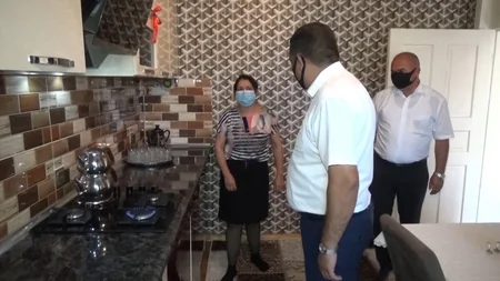 Bərdədə daha 60 evə qaz verilib
