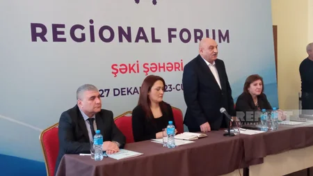 Şəkidə Milli QHT Forumunun regional forumu keçirilir
