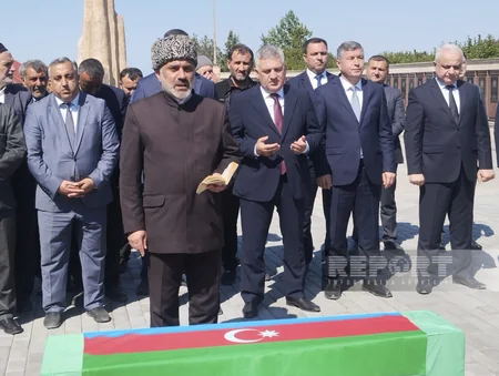 Şabranda Birinci Qarabağ müharibəsinin şəhidi Rza Əmrullayev dəfn edilib - YENİLƏNİB