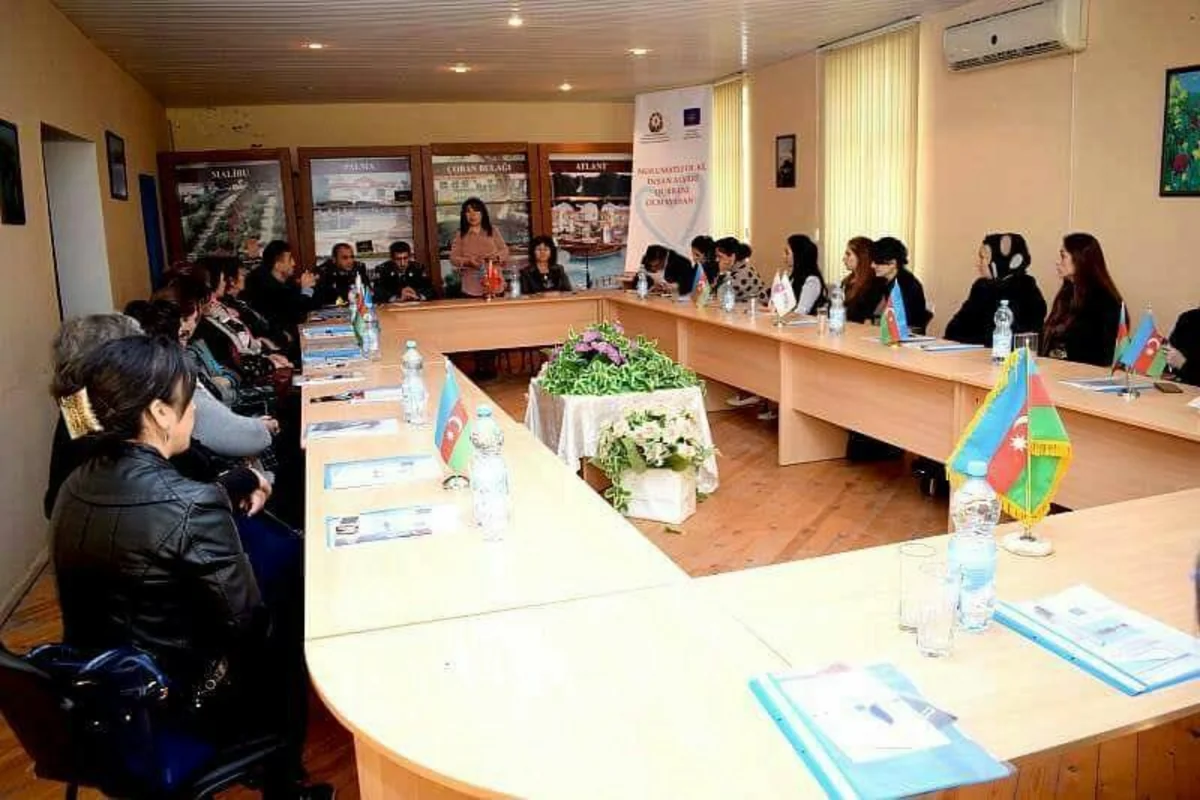 Xaçmazda insan alveri ilə bağlı maarifləndirmə tədbiri keçirilib