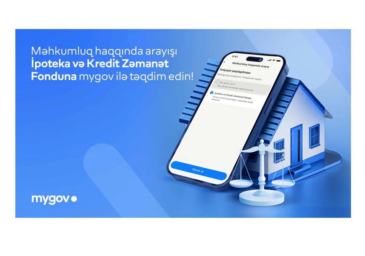 Kirayə mənzil üçün məhkumluğa dair arayışın təqdim olunması rəqəmsallaşdırılıb