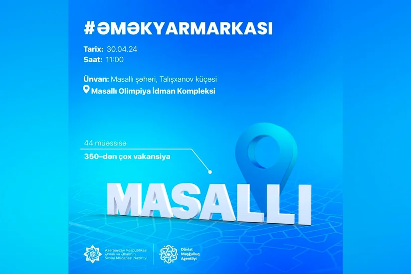 Masallıda əmək yarmarkası keçiriləcək 