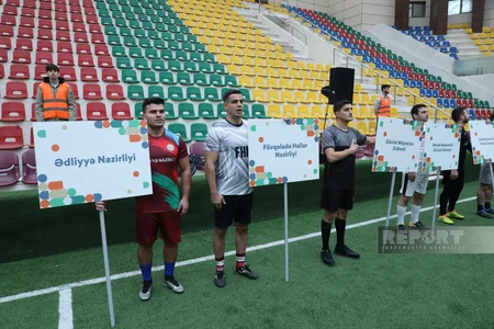 Heydər Əliyevin xatirəsinə həsr olunmuş minifutbol turnirinin açılış mərasimi keçirilib