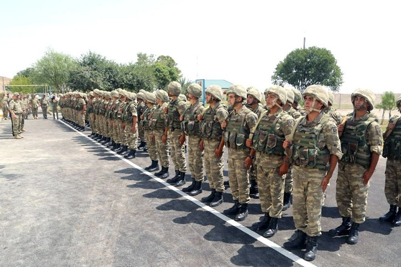 Zakir Həsənov cəbhəboyu zonada yeni hərbi obyektin açılışında iştirak edib - VİDEO - FOTOLAR