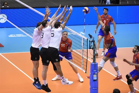 Azərbaycan voleybol millisi Almaniya yığmasına uduzub