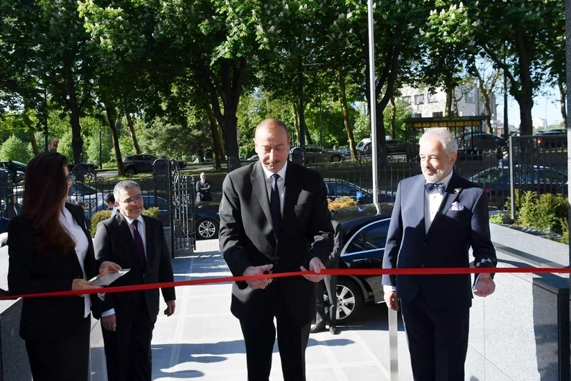 Prezident İlham Əliyev Azərbaycanın Belçikadakı səfirliyinin yeni binasının açılışında iştirak edib