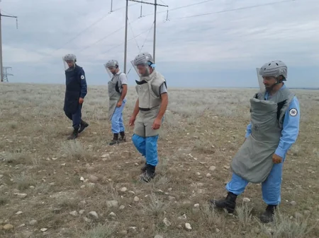 ANAMA tərəfindən 6 ədəd partlamamış hərbi sursat aşkarlanaraq götürülüb